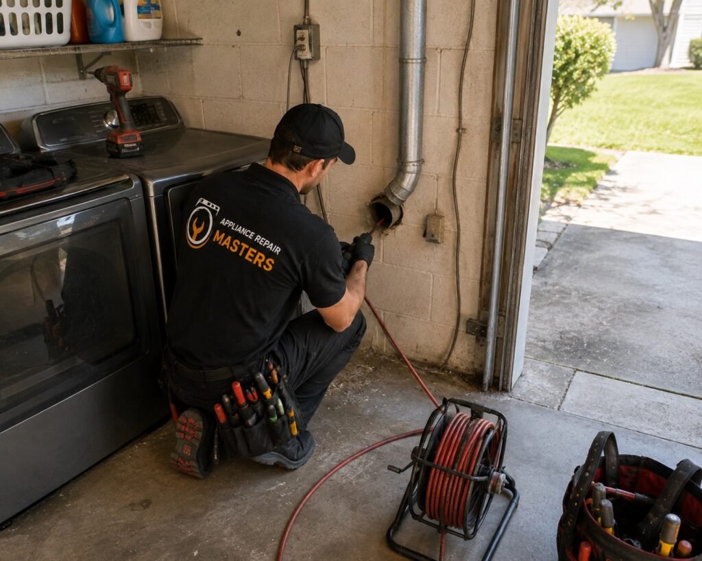 Dryer vent cleaning in a Hollywood, Florida home